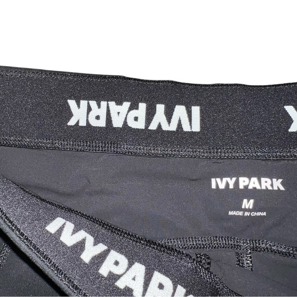 IVY PARK Black Sculpted Leggings Size Medium - Picture 5 of 9